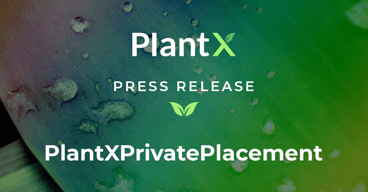 PlantX Press Release